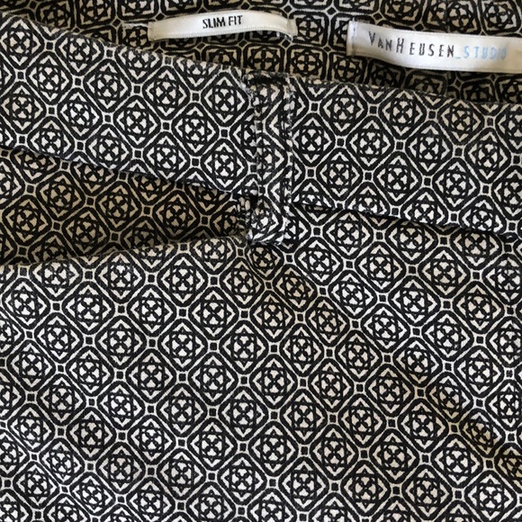 VAN HEUSEN STUDIO SLIM FIT CROP CAPRI. - Picture 3 of 6